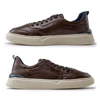 Sapatenis Casual Masculino Dublin em Couro - Marrom