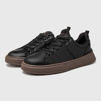 Sapatenis Casual Masculino Dublin em Couro - Preto E L 