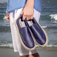 Slip On Yate Masculino Dublin em Couro - Royal