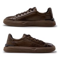 Sapatenis Casual Masculino Dublin em Couro - Chocolate