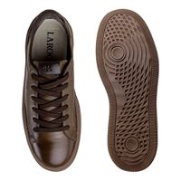 Sapatenis Casual Masculino Dublin em Couro - Chocolate