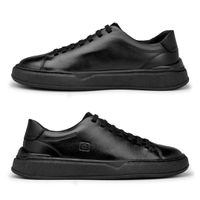 Sapatenis Casual Laroche Dublin em Couro - Preto
