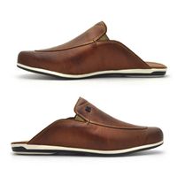Mule Masculino Dumont em Couro - Tan