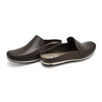 Mule Masculino Dumont em Couro - Café 