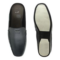 Mule Masculino Dumont em Couro - Preto