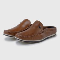 Mule Masculino Dumont em Couro - Whisky