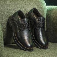 Sapato Derby Laroche Everest em Couro - Preto