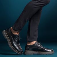 Sapato Derby Laroche Everest em Couro - Preto