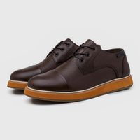 Sapato Casual Everest EVA Em Couro - Café E L