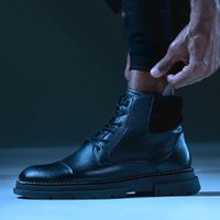 Bota Masculina Coturno Laroche Everest em Couro - Preto