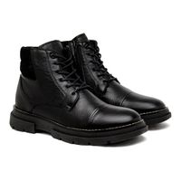 Bota Masculina Coturno Laroche Everest em Couro - Preto