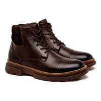 Bota Masculina Coturno Laroche Everest em Couro - Café