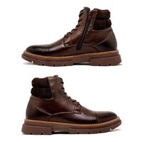 Bota Masculina Coturno Laroche Everest em Couro - Café