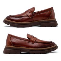 Sapato Loafer Laroche Everest em Couro - Brown