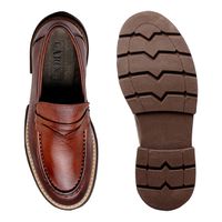 Sapato Loafer Laroche Everest em Couro - Brown