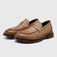 Sapato Loafer Laroche Everest em Couro - Areia