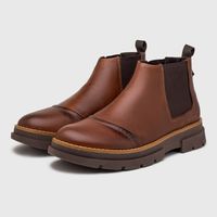Bota Chelsea Laroche Everest em Couro - Brown
