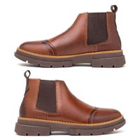 Bota Chelsea Laroche Everest em Couro - Brown