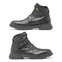 Bota Masculina Coturno Laroche Everest em Couro - Preto