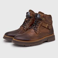 Bota Masculina Coturno Laroche Everest em Couro - Chocolate