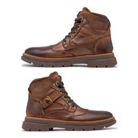 Bota Masculina Coturno Laroche Everest em Couro - Chocolate