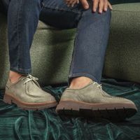 Sapato Casual Cacareco Everest em Couro Camurça - Cinza