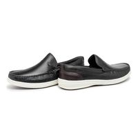 Mocassim Masculino Laroche Ferrara em Couro - Preto