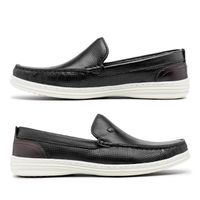 Mocassim Masculino Laroche Ferrara em Couro - Preto