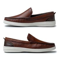 Mocassim Masculino Ferrara em Couro - Brown