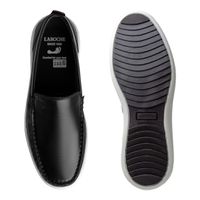 Mocassim Ferrara em Couro - Preto