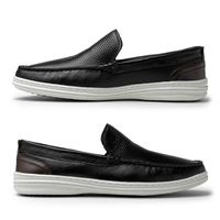 Mocassim Masculino Ferrara em Couro - Preto
