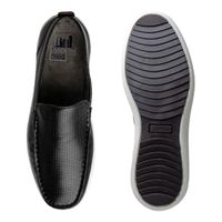 Mocassim Masculino Ferrara em Couro - Preto
