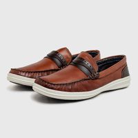 Mocassim Masculino Laroche Ferrara em Couro - Brown
