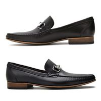 Sapato Italiano Firenze em Couro Preto Laroche