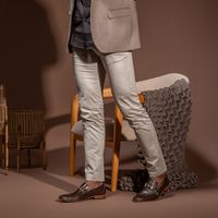 Sapato Italiano Firenze em Couro Café Laroche