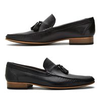 Sapato Italiano Firenze em Couro Preto Laroche