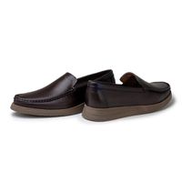 Mocassim Loafer Florença em Couro - Café
