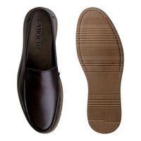 Mocassim Loafer Florença em Couro - Café