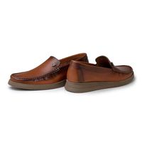 Mocassim Loafer Florença em Couro - Pinhão