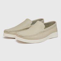 Mocassim Loafer Laroche Florença em Couro - Off White