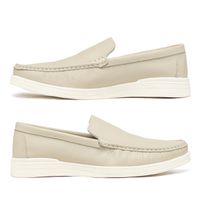 Mocassim Loafer Laroche Florença em Couro - Off White