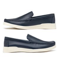 Mocassim Loafer Laroche Florença em Couro - Marinho
