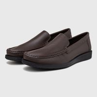 Mocassim Masculino Laroche Florença em Couro - Café
