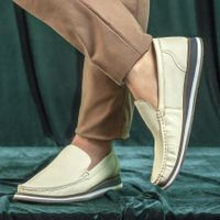 Mocassim Laroche Florença em Couro - Off White