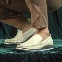 Mocassim Laroche Florença em Couro - Off White
