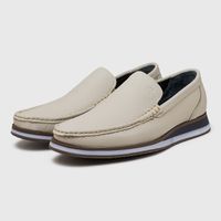 Mocassim Laroche Florença em Couro - Off White