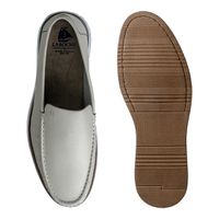 Mocassim Loafer Florença em Couro Floater - Off White
