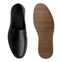 Mocassim Loafer Florença em Couro Floater - Preto
