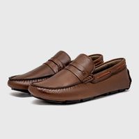 Mocassim Masculino Laroche Genova em Couro - Chocolate