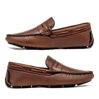 Mocassim Masculino Laroche Genova em Couro - Chocolate